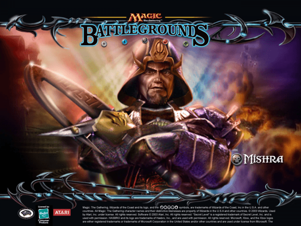 Magic the Gathering: Battlegrounds – Xbox (XBOX) Title Screen Art for this Xbox Video Game
