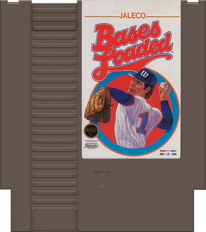 Bases Loaded cartridge for Nintendo Entertainment System (NES) retro video game
