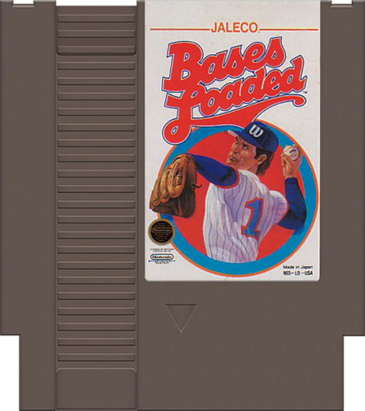 Bases Loaded cartridge for Nintendo Entertainment System (NES) retro video game