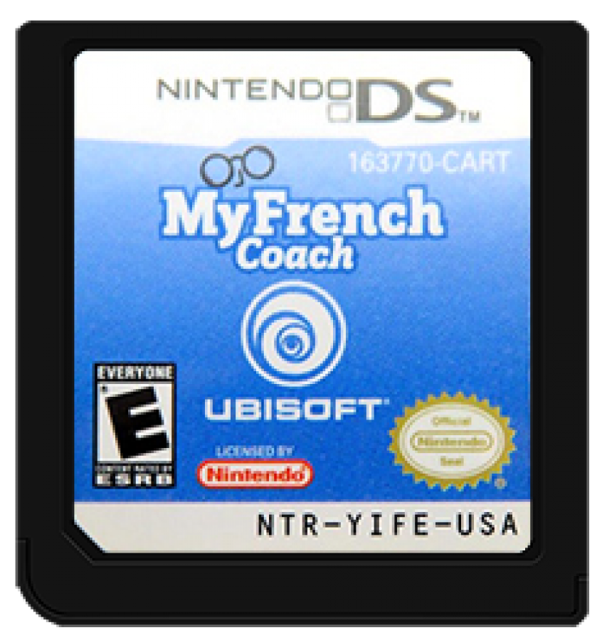 My French Coach cartridge for Nintendo DS (DS) language learning educational video game