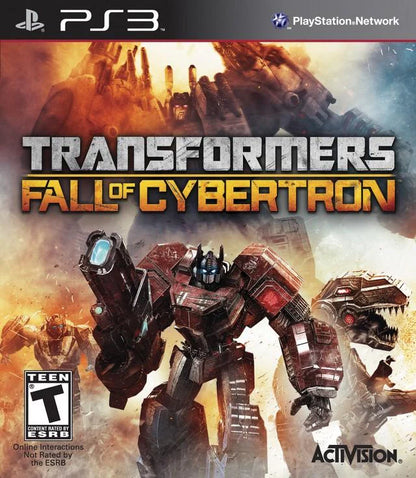 Transformers: Fall of Cybertron cover art for PlayStation 3 (PS3) video game