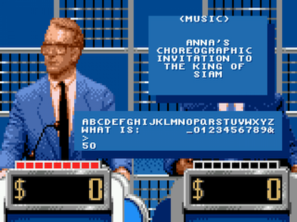 Jeopardy gameplay for Sega Genesis (GEN) video game