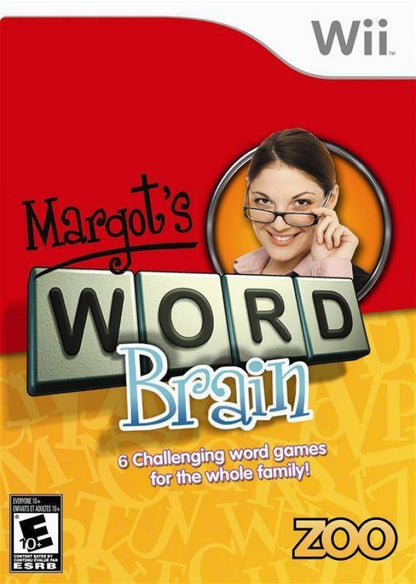 Margot's Word Brain cover art for Nintendo Wii (Wii) video game