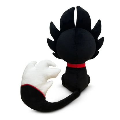 KeeKee 9 Inch Plush Hazbin Hotel collectible plush toy featuring KeeKee character black cat design expressive eyes distinctive animated series styling soft stuffed figure 9 inch display size Hazbin Hotel merchandise plush toy collection shelf decor animation fan gift and collectible appeal
