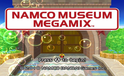Namco Museum Megamix – Nintendo Wii (Wii) arcade classic compilation party video game title screen