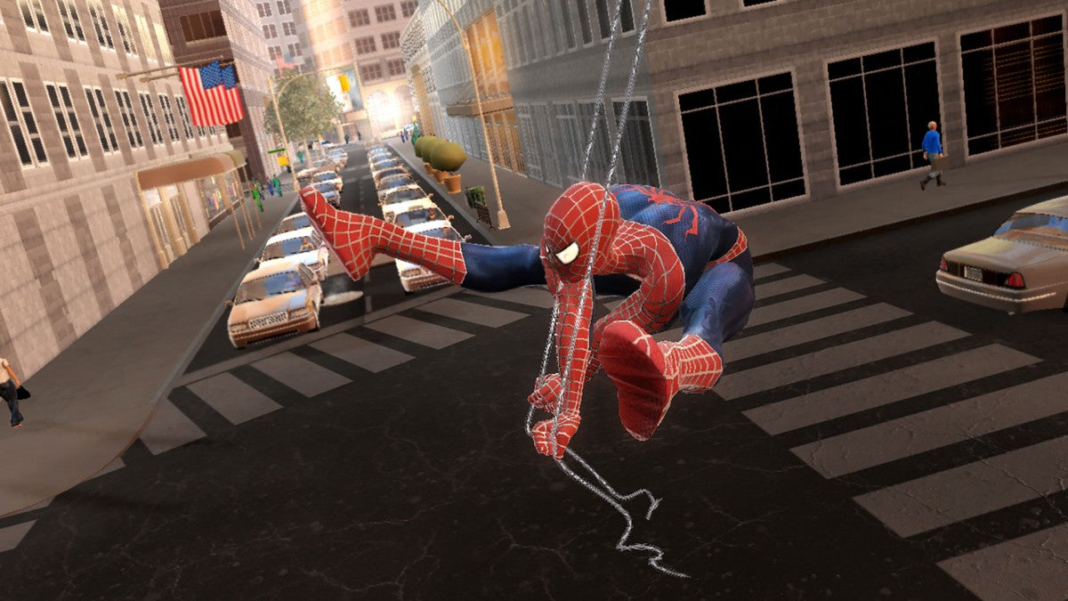 Spider-Man 3 Nintendo Wii video game, action adventure, superhero gameplay, motion controls, Marvel movie tie-in gameplay screenshot