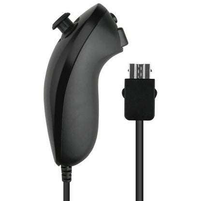 Wired Nunchuck Controller Black for Nintendo Wii Wii U accessory