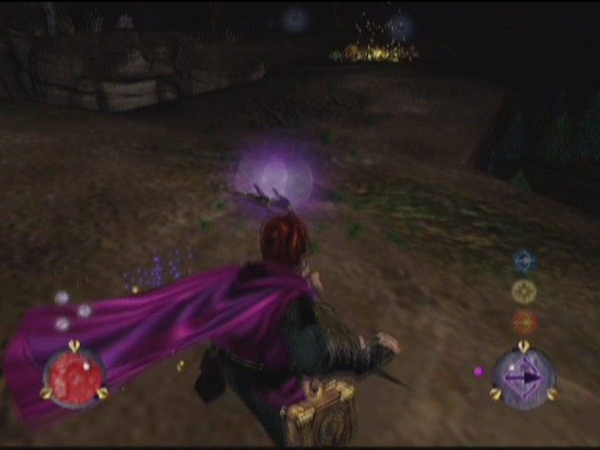 Nightcaster Defeat the Darkness Xbox game featuring action RPG gameplay, spellcasting combat, and dark fantasy dungeon exploration gameplay