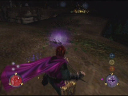 Nightcaster Defeat the Darkness Xbox game featuring action RPG gameplay, spellcasting combat, and dark fantasy dungeon exploration gameplay