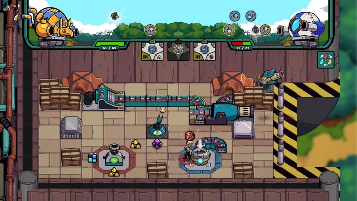 Connectank gameplay for Nintendo Switch (NS) video game