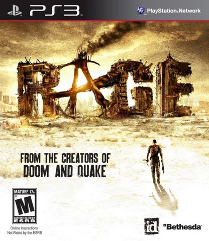 Rage cover art for PlayStation 3 PS3 video game