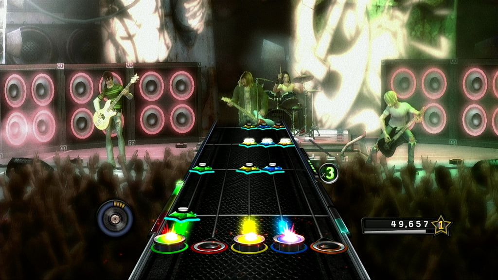 Guitar Hero 5 gameplay for Nintendo Wii (Wii) music video game.