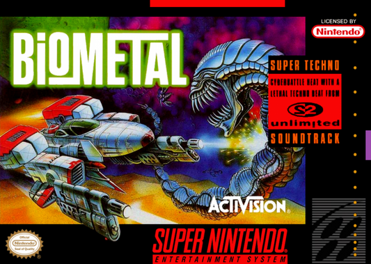 Biometal cover art for Super Nintendo Entertainment System (SNES) video game