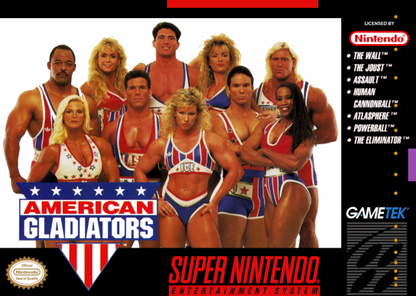 American Gladiators cover art for Super Nintendo Entertainment System SNES video game