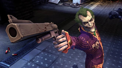 Batman Arkham Asylum & Batman Arkham City Dual Pack Greatest Hits PlayStation 3 PS3 video game, action adventure bundle, superhero combat and stealth gameplay, console title Arkham Asylum gameplay screenshot