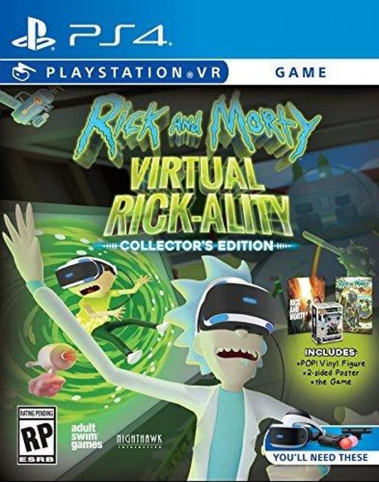 Rick and Morty: Virtual Rick-ality cover art for PlayStation 4 (PS4) video game