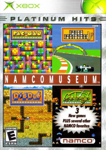 Namco Museum [Platinum Hits] – Xbox (XBOX) cover art for video game for XBOX