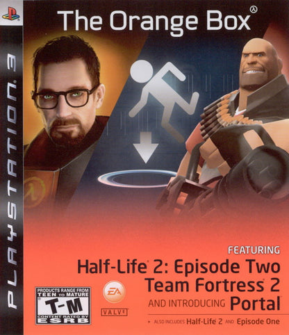 The Orange Box cover art for PlayStation 3 video game.
