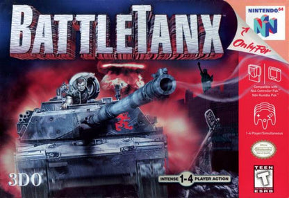 Battletanx cover art for Nintendo 64 (N64) video game