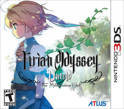 Etrian Odyssey Untold The Millennium Girl Nintendo 3DS 3DS for dungeon crawling role playing video game fans featuring first person exploration challenging labyrinths turn based battles character customization party management map drawing skill trees quests and immersive fantasy adventure collectible gaming appeal front cover art