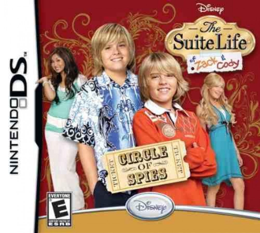 The Suite Life Of Zack and Cody: Circle of Spies cover art for Nintendo DS (DS) video game