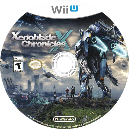 Xenoblade Chronicles X – Nintendo Wii U (WiiU) disc art for video game for WiiU 