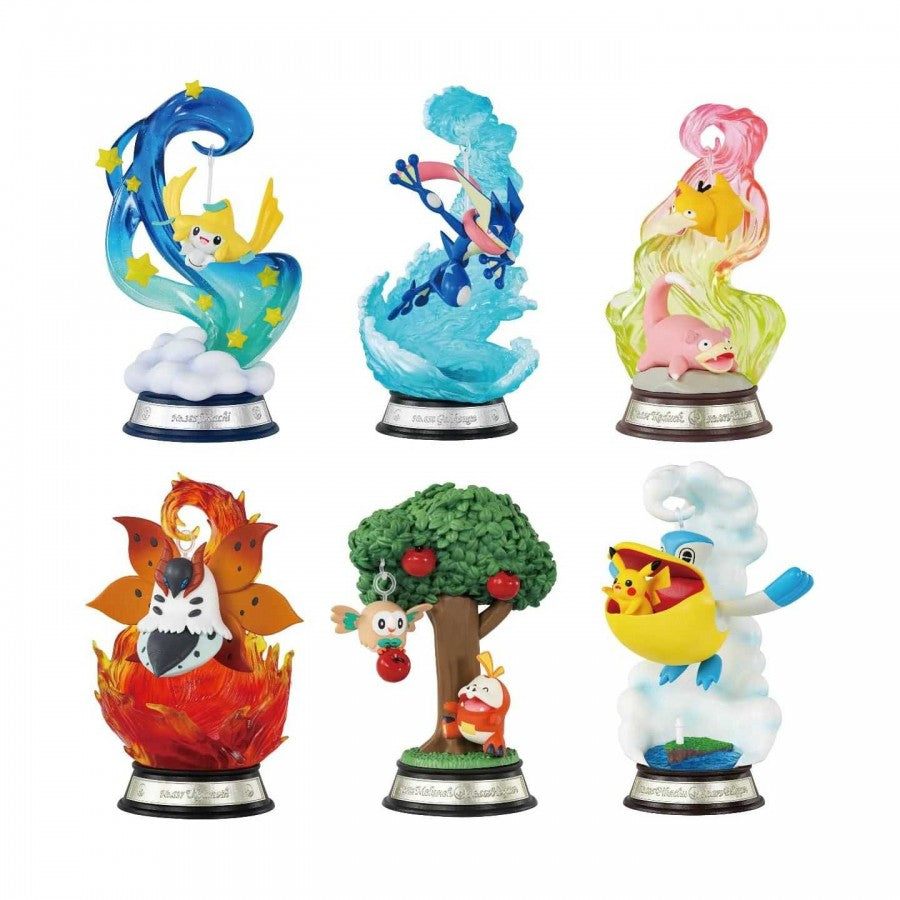 Re‑ment Pokemon Swing Vignette Collection Vol.3 blind box featuring detailed miniature Pokemon figures posed on dynamic swing‑themed diorama displays for collectors and display enthusiasts.