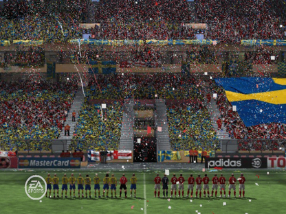 2006 FIFA World Cup Germany PlayStation 2 PS2 for soccer video game fans featuring official FIFA World Cup national teams authentic stadiums tournament mode realistic gameplay international competition multiplayer matches licensed players fast paced football action collectible gaming appeal gameplay