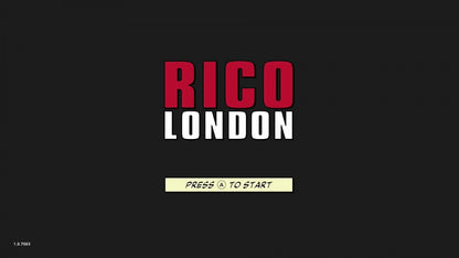 Rico London start screen for Nintendo Switch (NS) video game