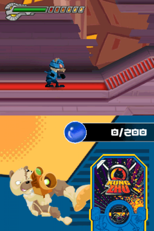 Kung Zhu gameplay for Nintendo DS (DS) action adventure video game