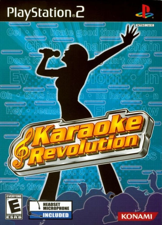 Karaoke Revolution cover art for Playstation 2 (PS2) video game