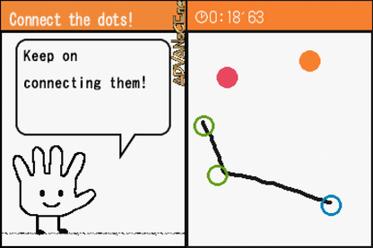 Left Brain Right Brain gameplay for Nintendo DS (DS) brain training puzzle video game