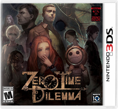 Zero Time Dilemma cover art for Nintendo 3DS (3DS) video game