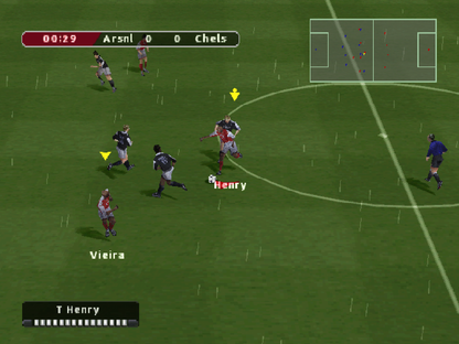 FIFA 2005 gameplay for PlayStation 1 (PS1) retro soccer video game