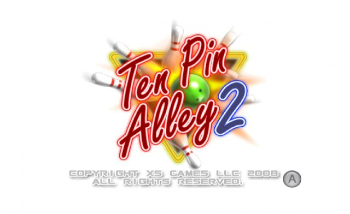 Ten Pin Alley 2 – Nintendo Wii (Wii) bowling sports simulation video game title screen