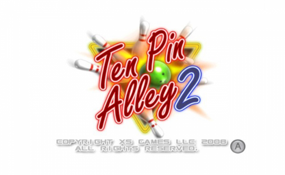 Ten Pin Alley 2 – Nintendo Wii (Wii) bowling sports simulation video game title screen