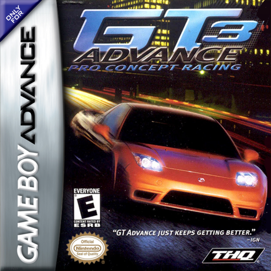 GT Advance 3: Pro Concept Racing cover art for Game Boy Advance (GBA) video game