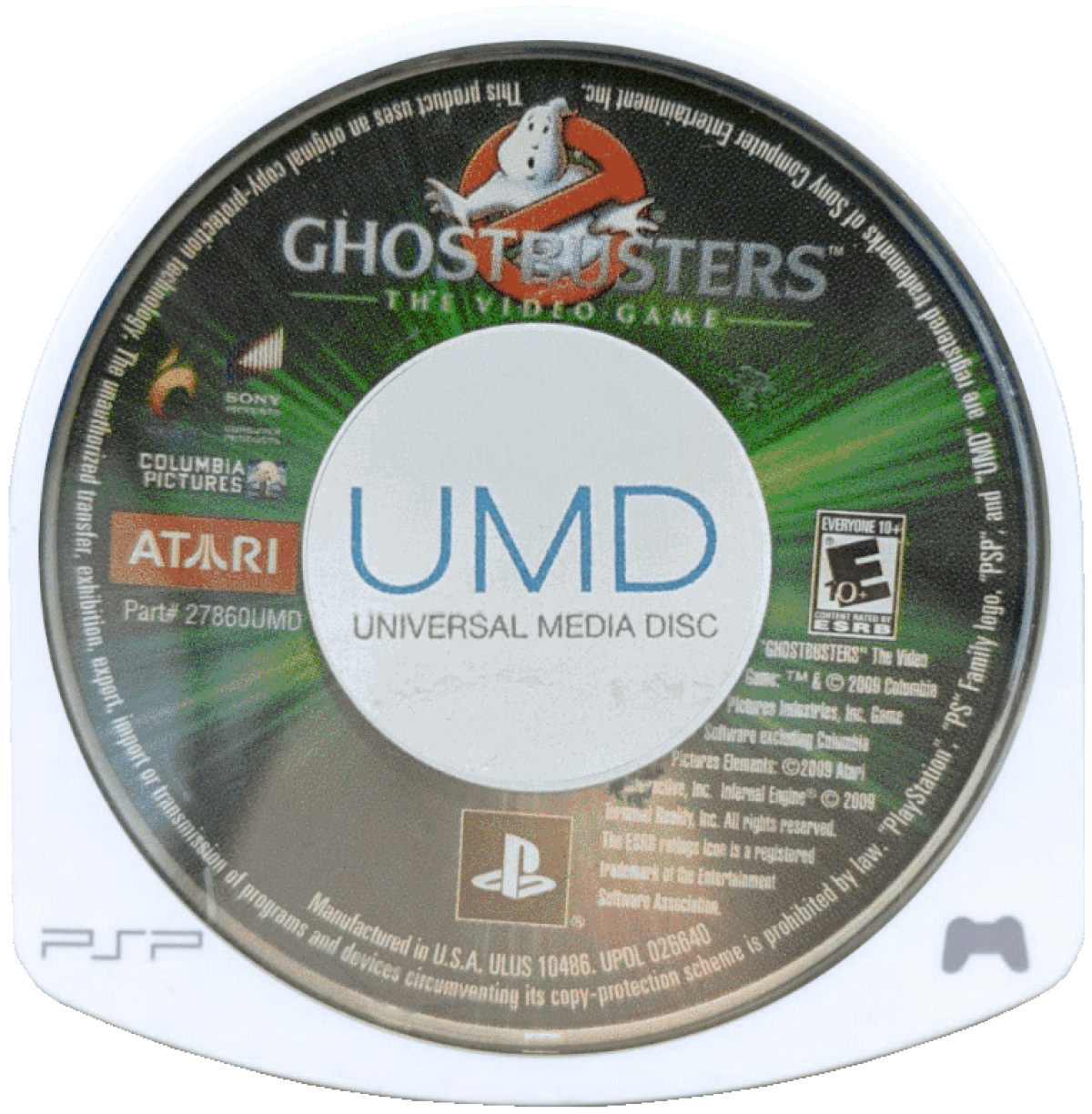Ghostbusters: The Video Game for PlayStation Portable (PSP) at Gamers INC, featuring an original story penned by the film's creators that casts you as a new recruit alongside the original crew, bringing the proton-streaming, ghost-trapping action to a handheld format with unique stylized graphics and intense paranormal encounters as you save New York City from a new supernatural outbreak disc cartridge UMD
