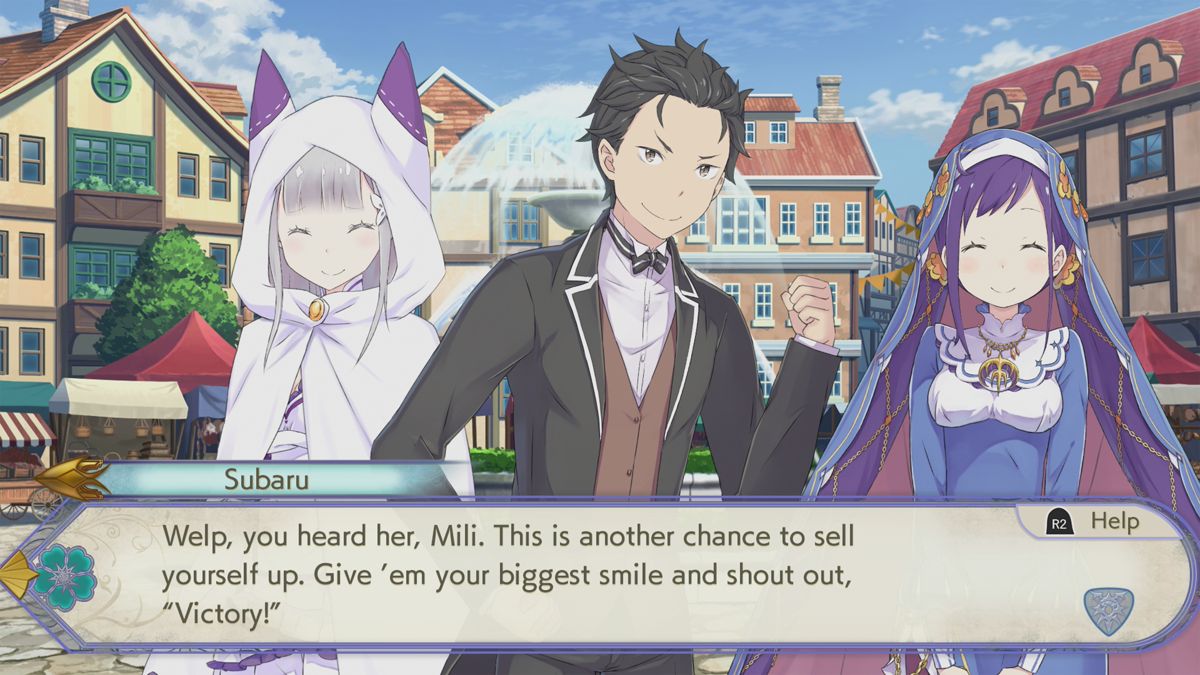Re:ZERO: Starting Life in Another World: The Prophecy of the Throne – PlayStation 4 (PS4) video game gameplay, Japanese role-playing game