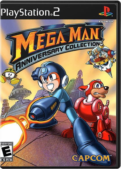 Mega Man: Anniversary Collection cover art for PlayStation 2 (PS2) video game