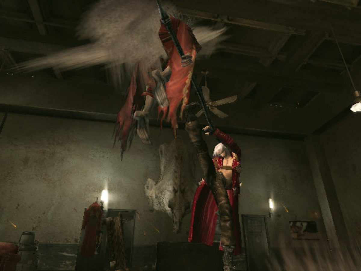 Devil May Cry 3: Dante’s Awakening for PlayStation 2 (PS2) at Gamers INC, featuring the explosive prequel that defined stylish action with fast, combo-heavy sword and gun combat, multiple fighting styles to master, iconic boss battles, and a high-energy story that pits Dante against Vergil in one of the greatest hack-and-slash games of all time gameplay screenshot