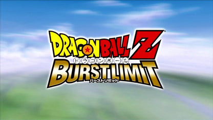 Dragon Ball Z: Burst Limit start screen for Xbox 360 (X360) fighting video game