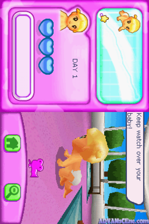 Imagine: Babyz Fashion gameplay for Nintendo DS (DS) fashion life simulation video game