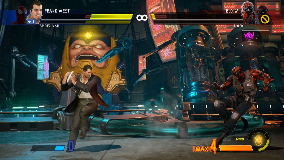 Marvel vs Capcom Infinite Xbox One fast-paced tag-team fighting game with Marvel and Capcom characters and cinematic story battles gameplay