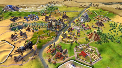Sid Meier's Civilization VI for Nintendo Switch turn based strategy game featuring world civilization building diplomacy warfare technology progression and empire management gameplay
