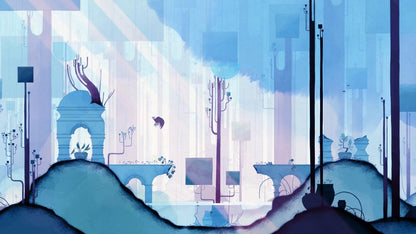 Gris Nintendo Switch game featuring artistic platforming adventure with emotional storytelling and watercolor visuals gameplay