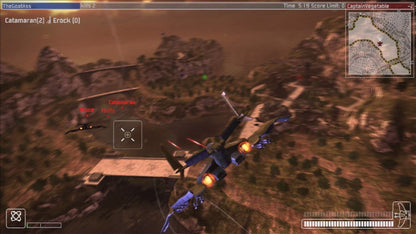 Warhawk PlayStation 3 PS3 video game featuring third person combat gameplay aerial warfare vehicle battles online multiplayer action strategic combat military missions and intense battlefield gameplay Sony PlayStation 3 retro video game collection collectible gaming appeal gameplay
