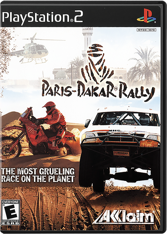 Paris-Dakar Rally cover art for PlayStation 2 (PS2) video game