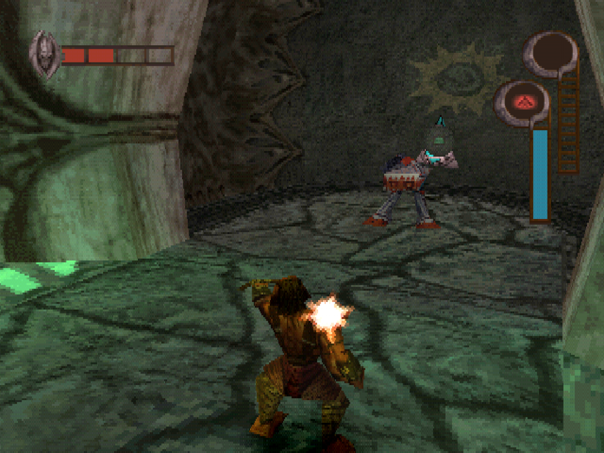 Small Soldiers game for the PlayStation featuring third person action gameplay with squad based mechanics mission objectives and combat between toy soldiers inspired by the film with varied weapons and character abilities gameplay 