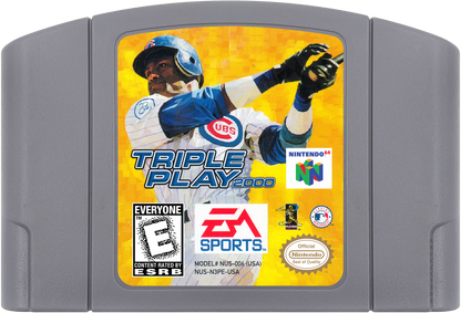 Triple Play 2000 cartridge for Nintendo 64 N64 video game